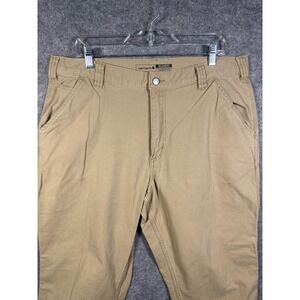 Carhartt BN2291-M Rugged Flex Relaxed Fit Canvas Work Pants Tan Khaki 38x30